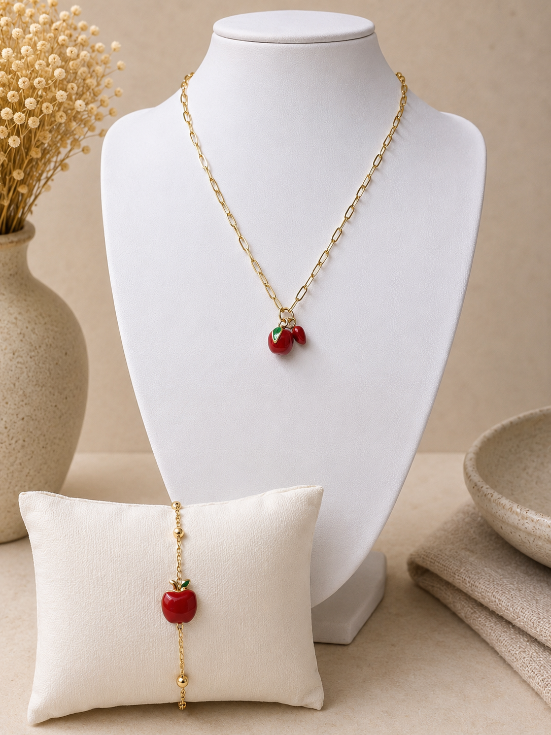 Cherry Charm Bracelet