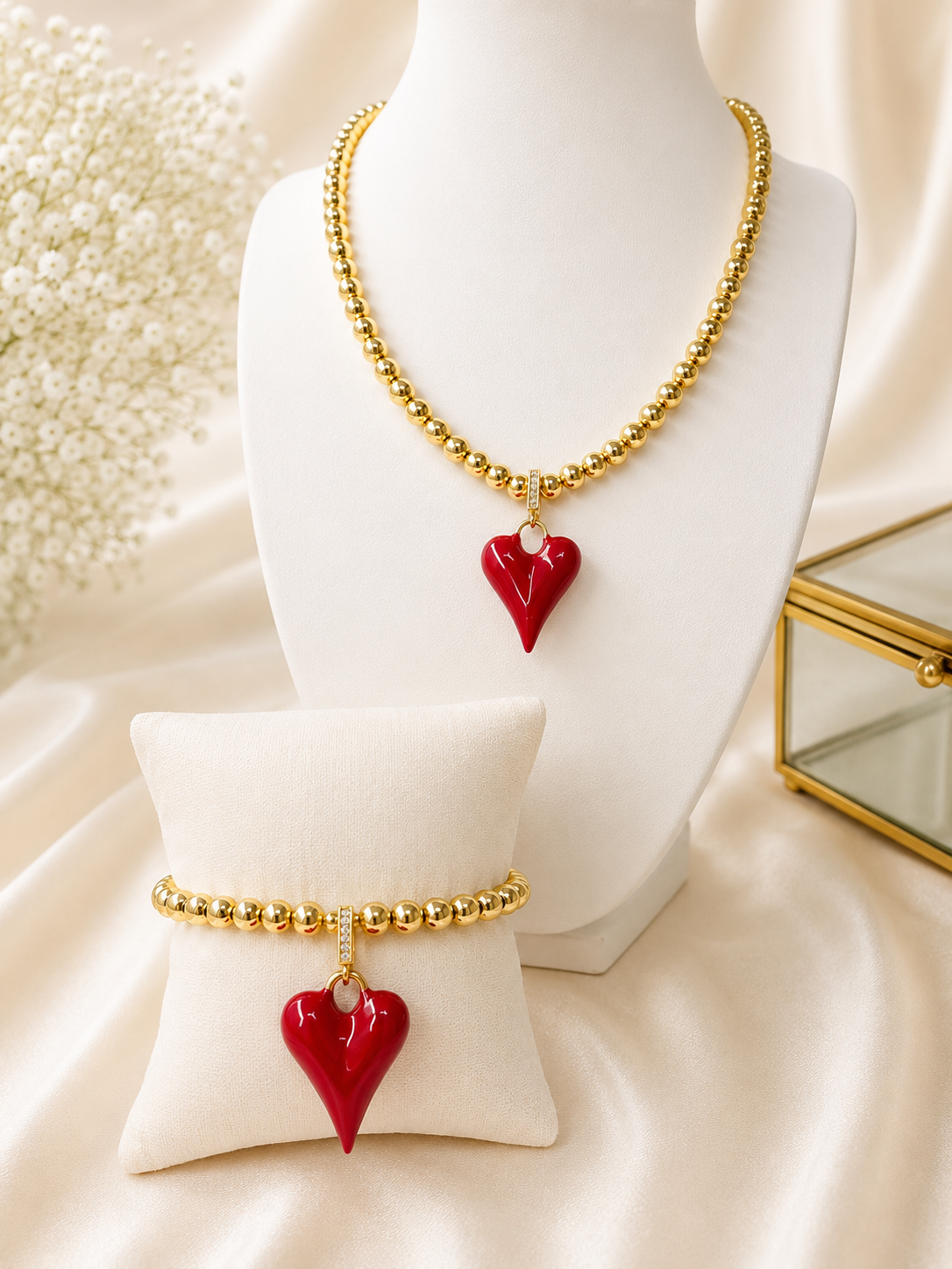 Scarlet Heart Jewelry Set ❤️✨