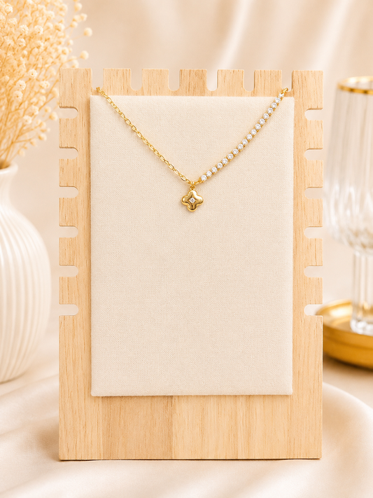 Gold Filled Clover Anklet