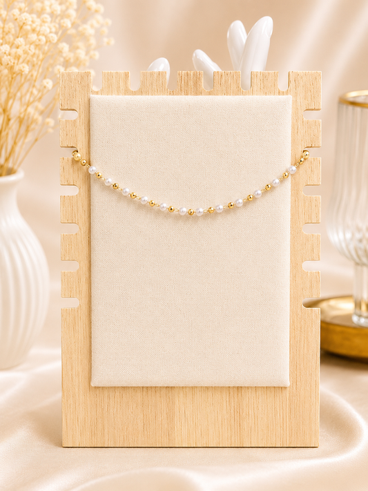 Gold Filled Pearl Anklet