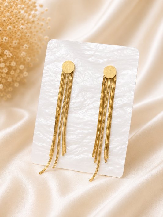 Golden Flow Earrings