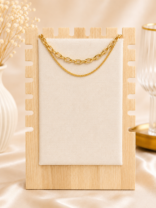 Gold Filled Layered Anklet