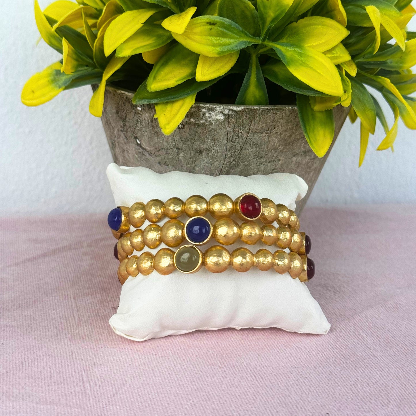 Golden Gem Bracelets ✨