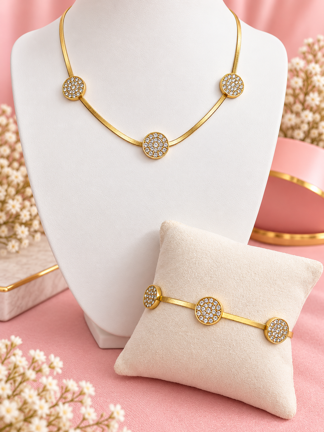 Golden Radiance Crystal Set