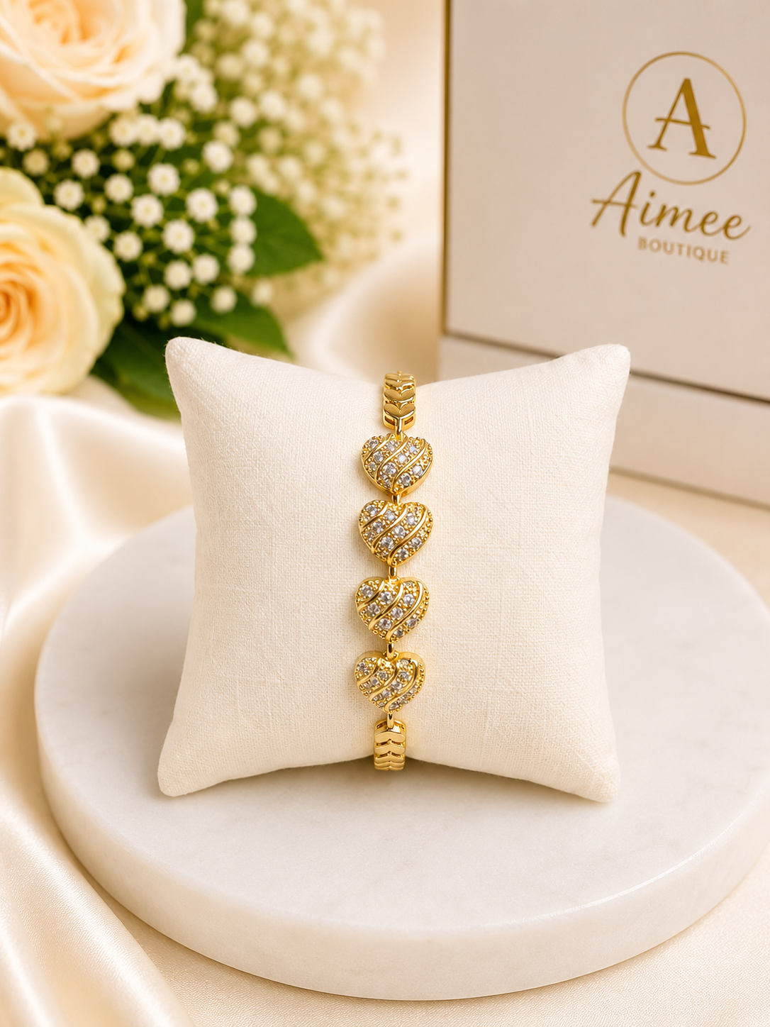 Radiant Hearts Bracelet