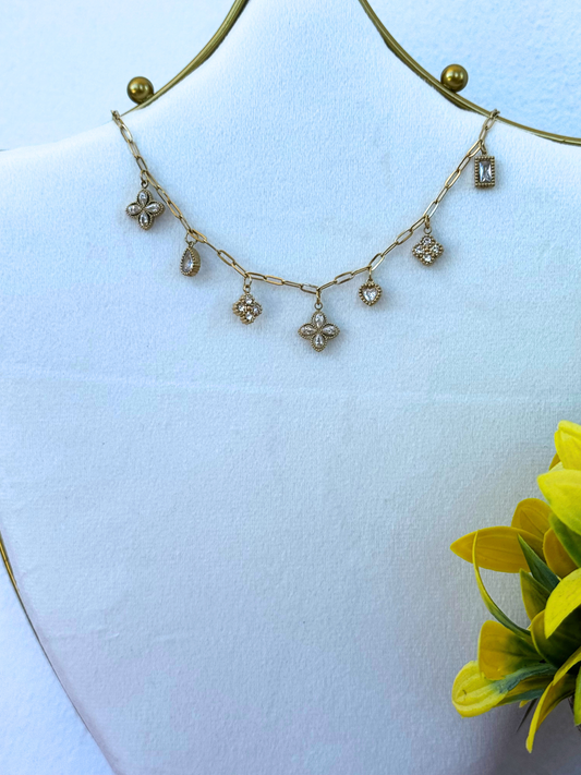 Dainty Charm Stainless Steel Necklace