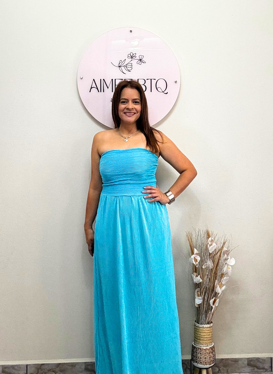 Turquoise Sunrise Dress