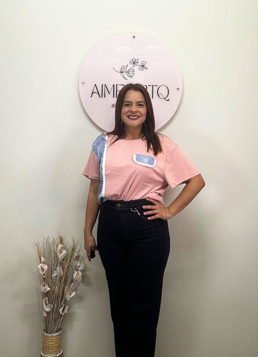 Vintage Touch Pink Tee