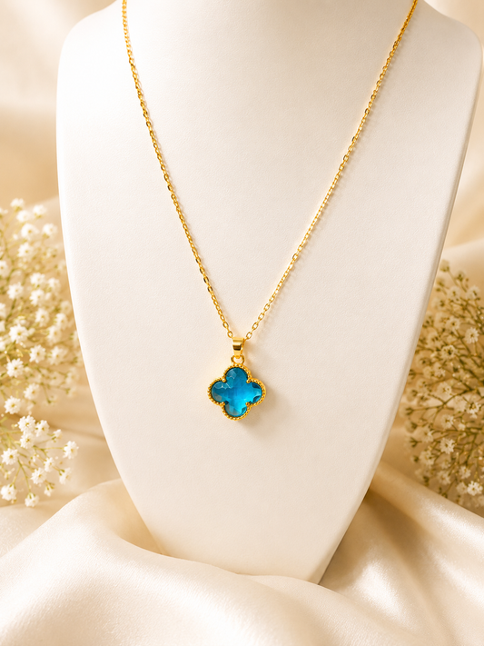 Ocean Clover Necklace ✨