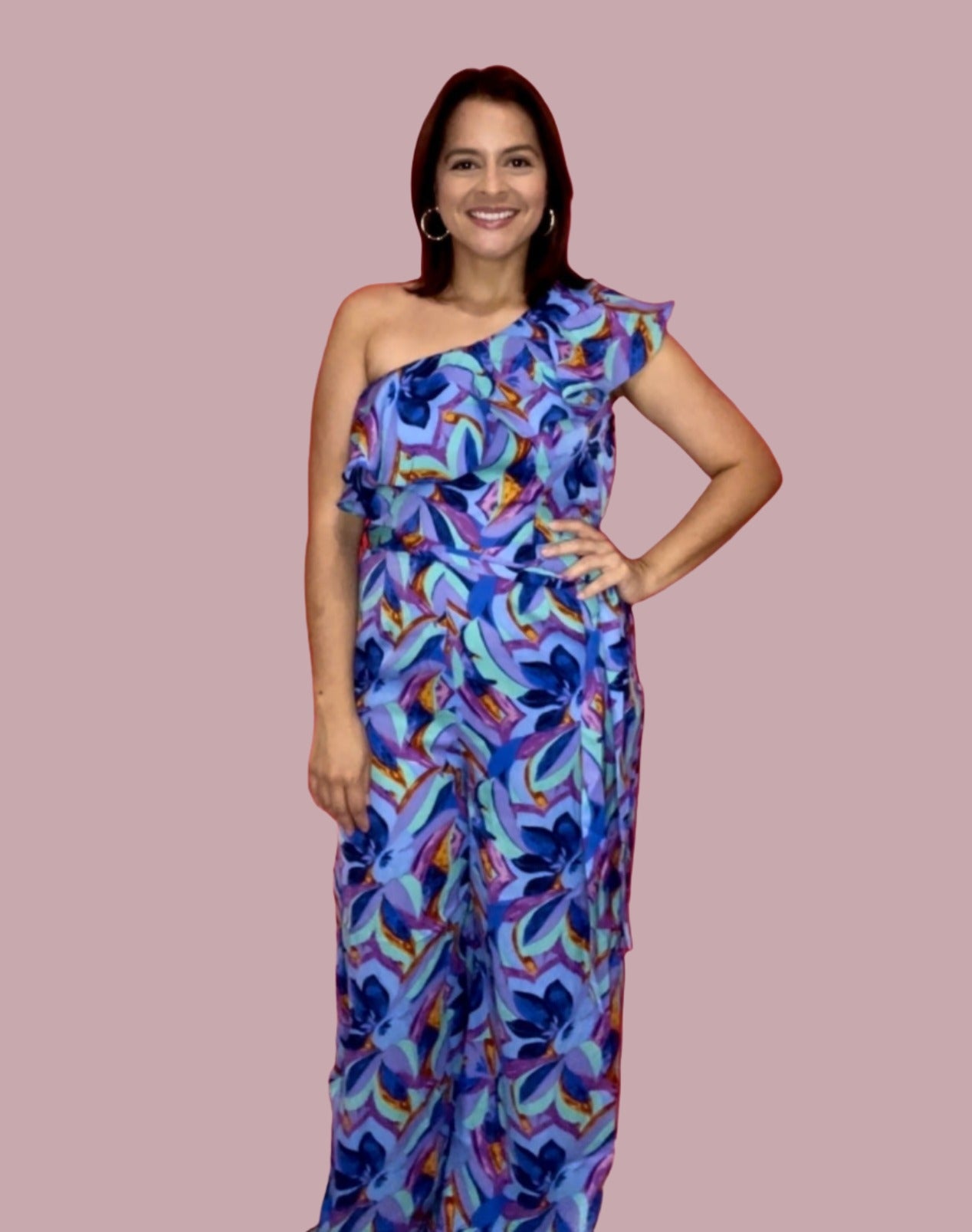 Blue Jumpsuit - Aimee Boutique PR